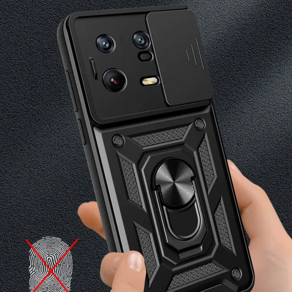 Ovitek za Xiaomi 13 Pro, Techsuit, CamShield, Črn