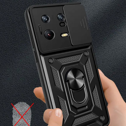Ovitek za Xiaomi 13 Pro, Techsuit, CamShield, Črn