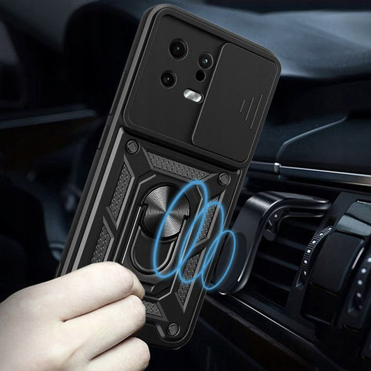 Ovitek za Xiaomi 13, Techsuit, CamShield, Črn