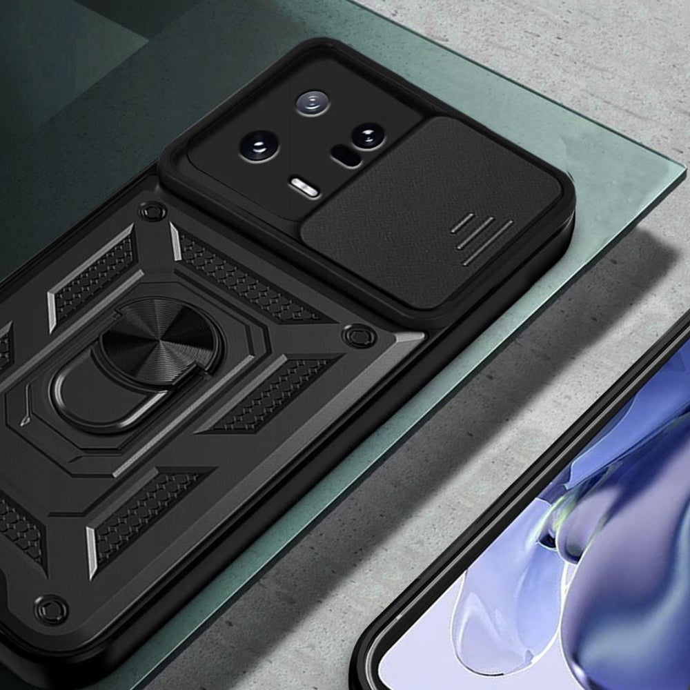 Ovitek za Xiaomi 13, Techsuit, CamShield, Črn