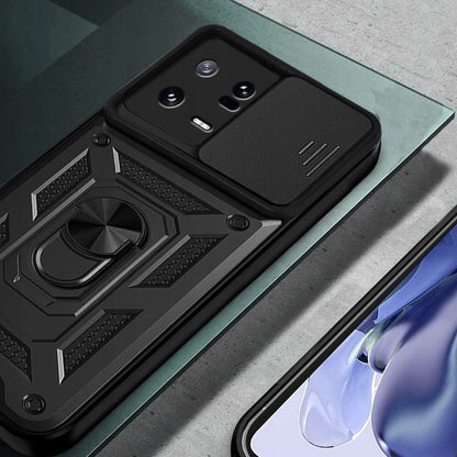 Ovitek za Xiaomi 13, Techsuit, CamShield, Črn