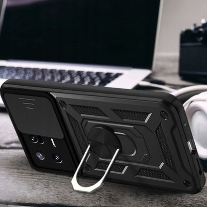 Ovitek za Xiaomi 13, Techsuit, CamShield, Črn