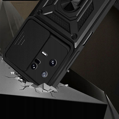 Ovitek za Xiaomi 13, Techsuit, CamShield, Črn