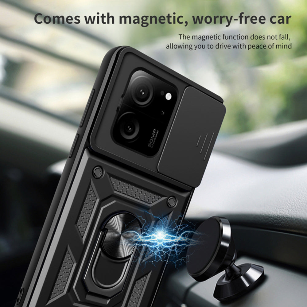 Ovitek za Xiaomi 13T Pro / 13T, Techsuit, CamShield, Črn