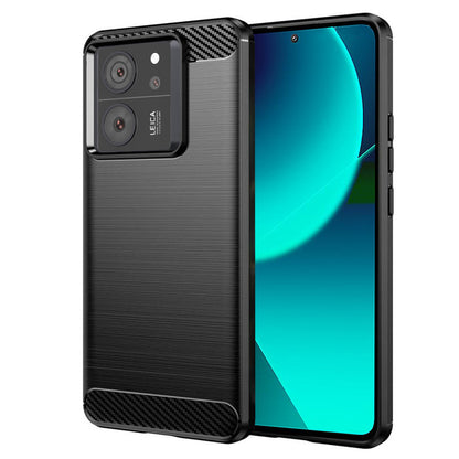 Ovitek za Xiaomi 13T Pro / 13T, Techsuit, Karbon, Črn