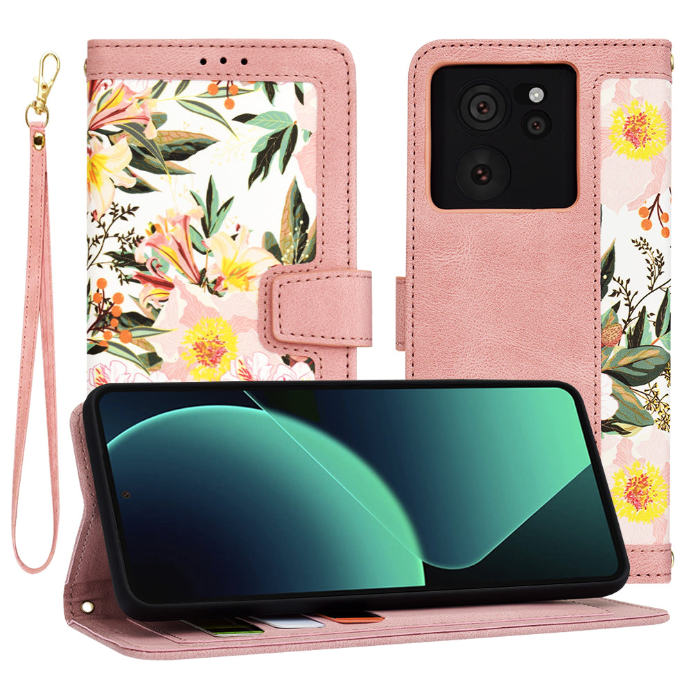 Ovitek za Xiaomi 13T Pro / 13T, Techsuit, FlipCraft, roza