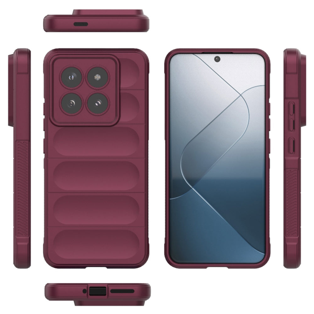 Ovitek za Xiaomi 14 Pro, Techsuit, Magic Shield, Vijoličen