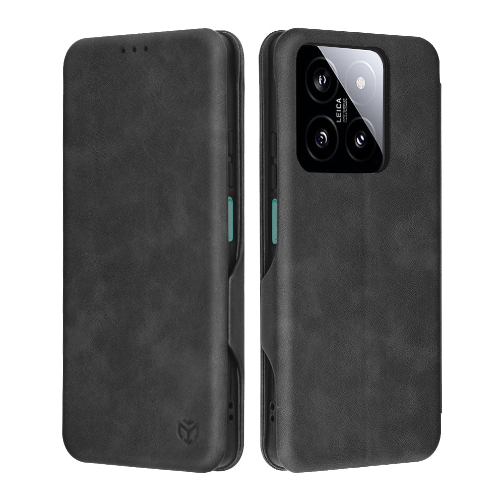 Ovitek za Xiaomi 14, Techsuit, Safe Wallet Plus, Črn