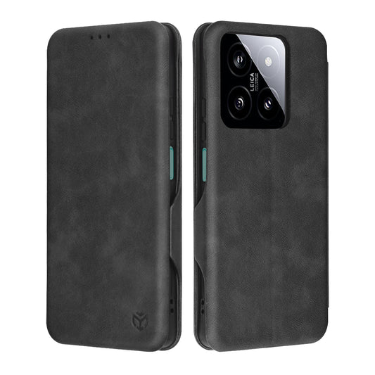 Ovitek za Xiaomi 14, Techsuit, Safe Wallet Plus, Črn