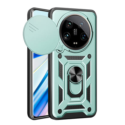Ovitek za Xiaomi 14 Ultra, Techsuit, CamShield, Zeleno