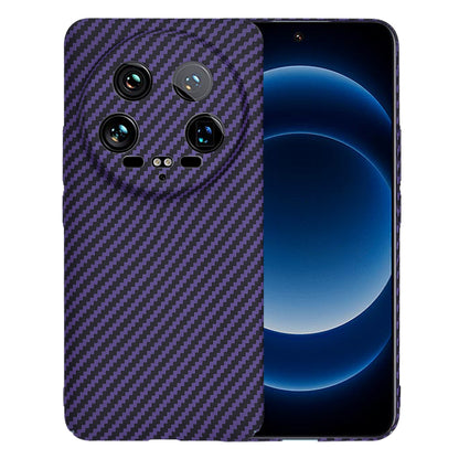 Ovitek za Xiaomi 14 Ultra, Techsuit, Carbonite FiberShell, Vijolična