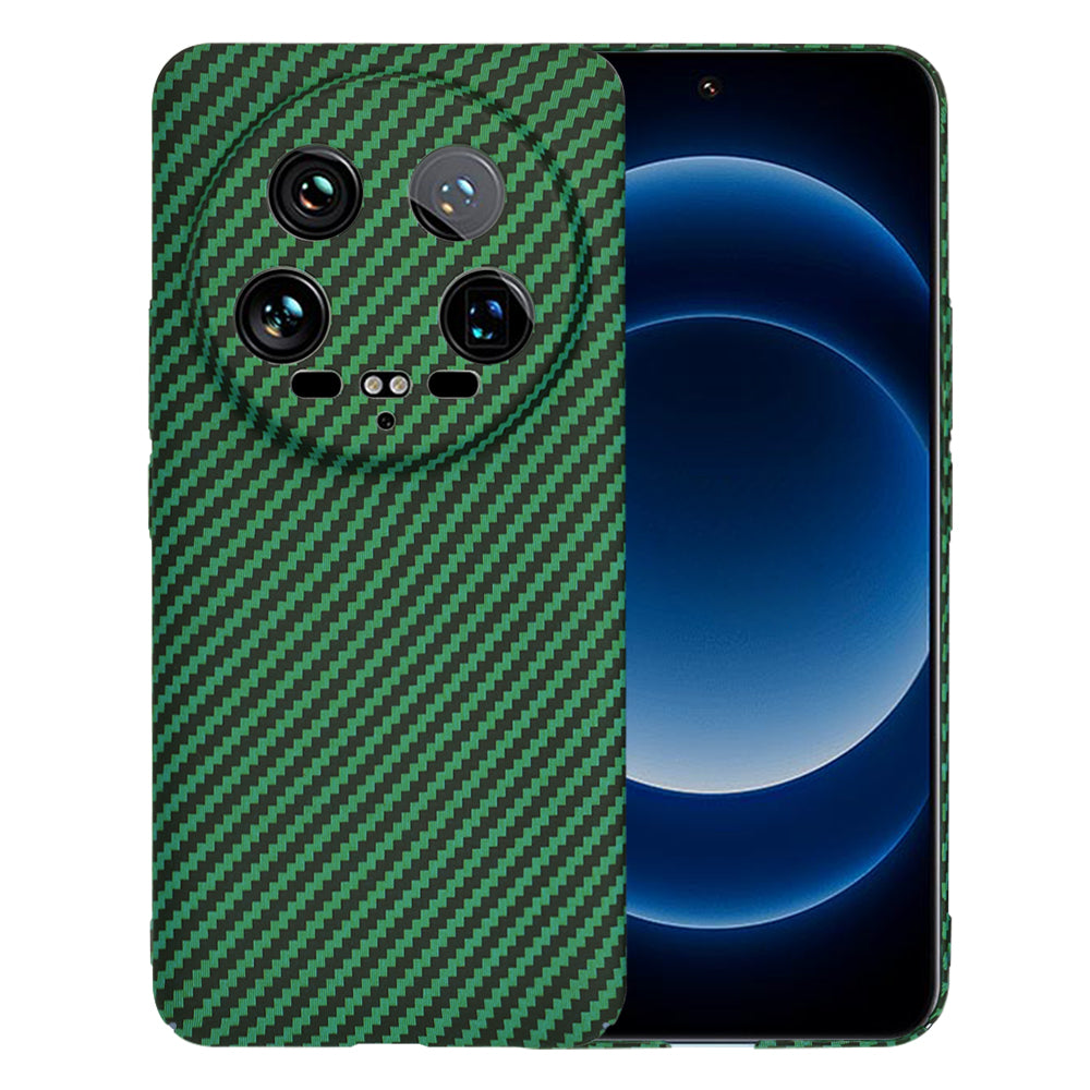 Ovitek za Xiaomi 14 Ultra, Techsuit, Carbonite FiberShell, Zelen