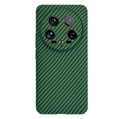 Ovitek za Xiaomi 14 Ultra, Techsuit, Carbonite FiberShell, Zelen