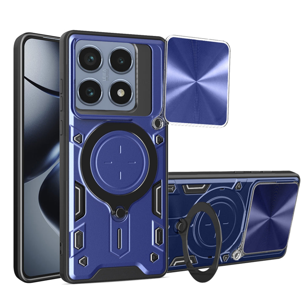Ovitek za Xiaomi 14T Pro, Techsuit, CamGuard Pro, modra