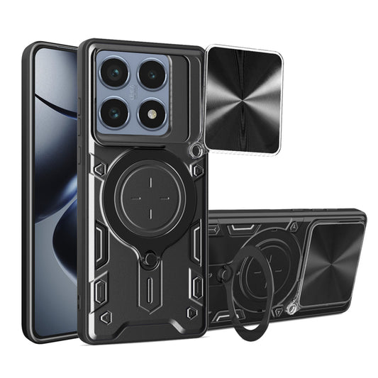 Ovitek za Xiaomi 14T Pro, Techsuit, CamGuard Pro, Črn