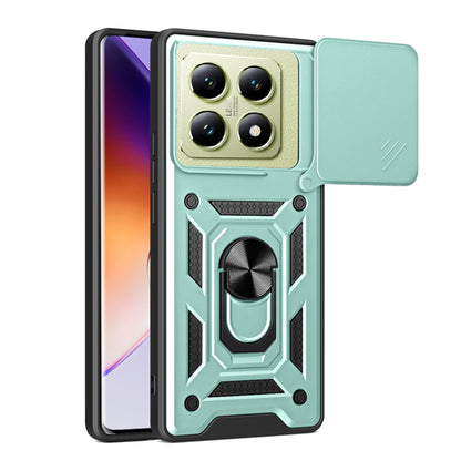 Ovitek za Xiaomi 14T, Techsuit, CamShield, Zelen