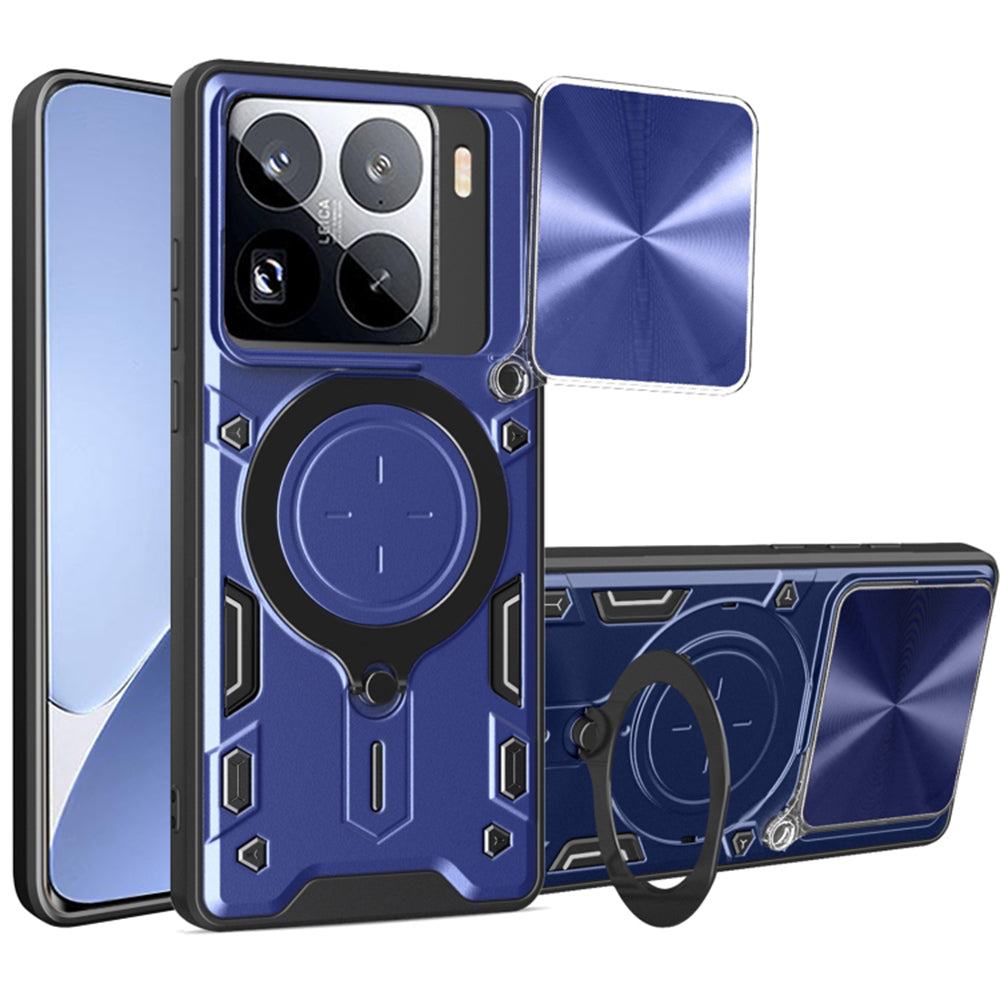 Ovitek za Xiaomi 15 Pro, Techsuit, CamGuard Pro, modra