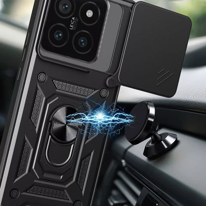 Ovitek za Xiaomi 15 Pro, Techsuit, CamShield, Črn