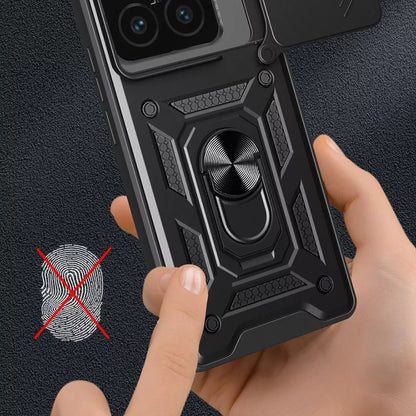Ovitek za Xiaomi 15 Pro, Techsuit, CamShield, Črn