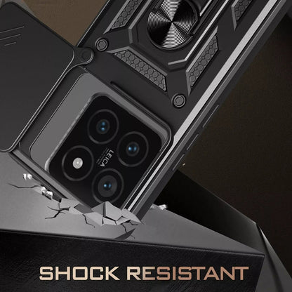 Ovitek za Xiaomi 15 Pro, Techsuit, CamShield, Črn