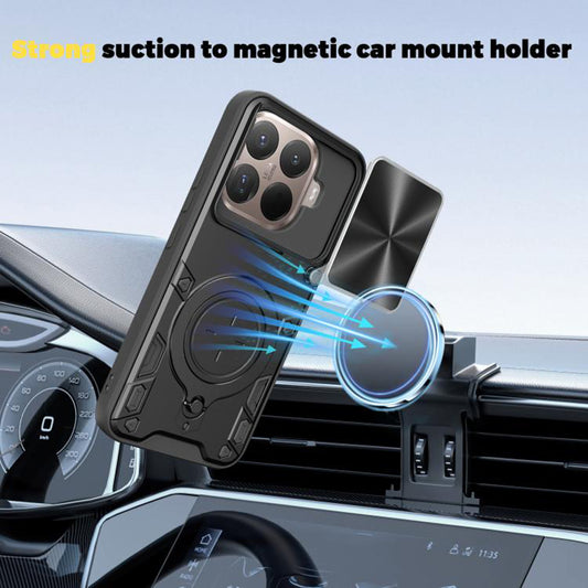 Ovitek za Xiaomi 15T Pro, Techsuit, CamGuard Pro, Vijolična