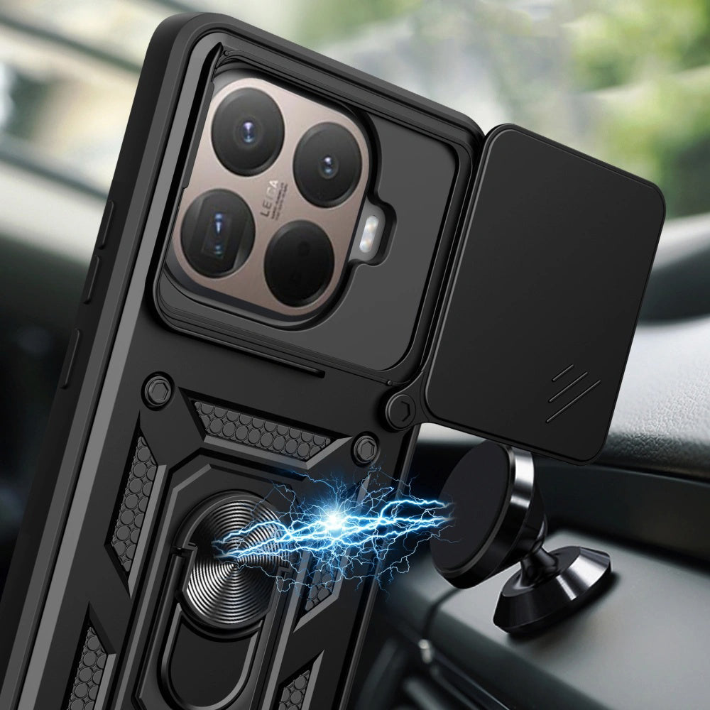 Ovitek za Xiaomi 15T Pro, Techsuit, CamShield, Roza