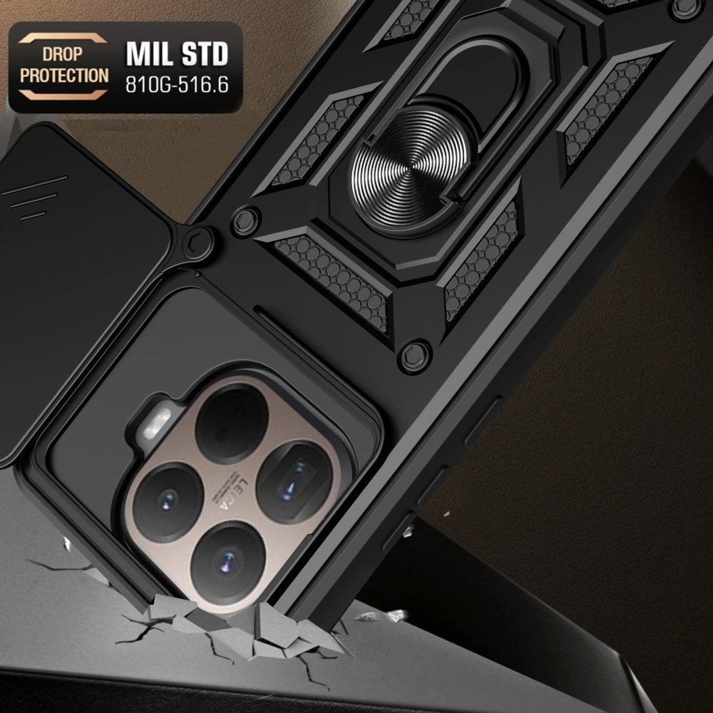 Ovitek za Xiaomi 15T Pro, Techsuit, CamShield, Roza