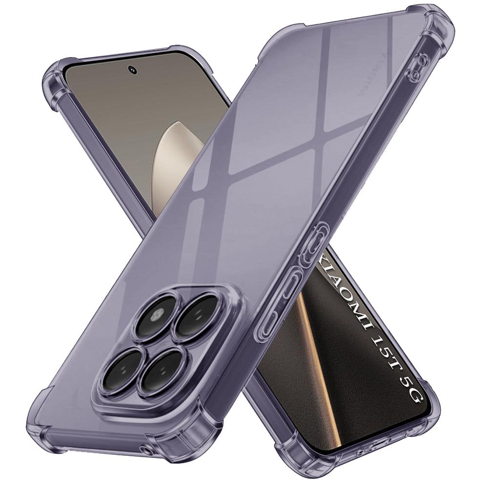 Ovitek za Xiaomi 15T, Techsuit, Proti udarcem Prozoren, Dimljen