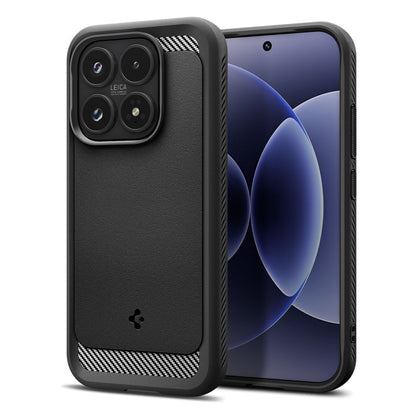 Ovitek za Xiaomi 17, Spigen, Rugged Armor, Mat Črna ACS10458