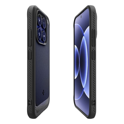 Ovitek za Xiaomi 17, Spigen, Rugged Armor, Mat Črna ACS10458