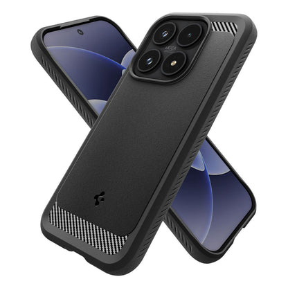 Ovitek za Xiaomi 17, Spigen, Rugged Armor, Mat Črna ACS10458