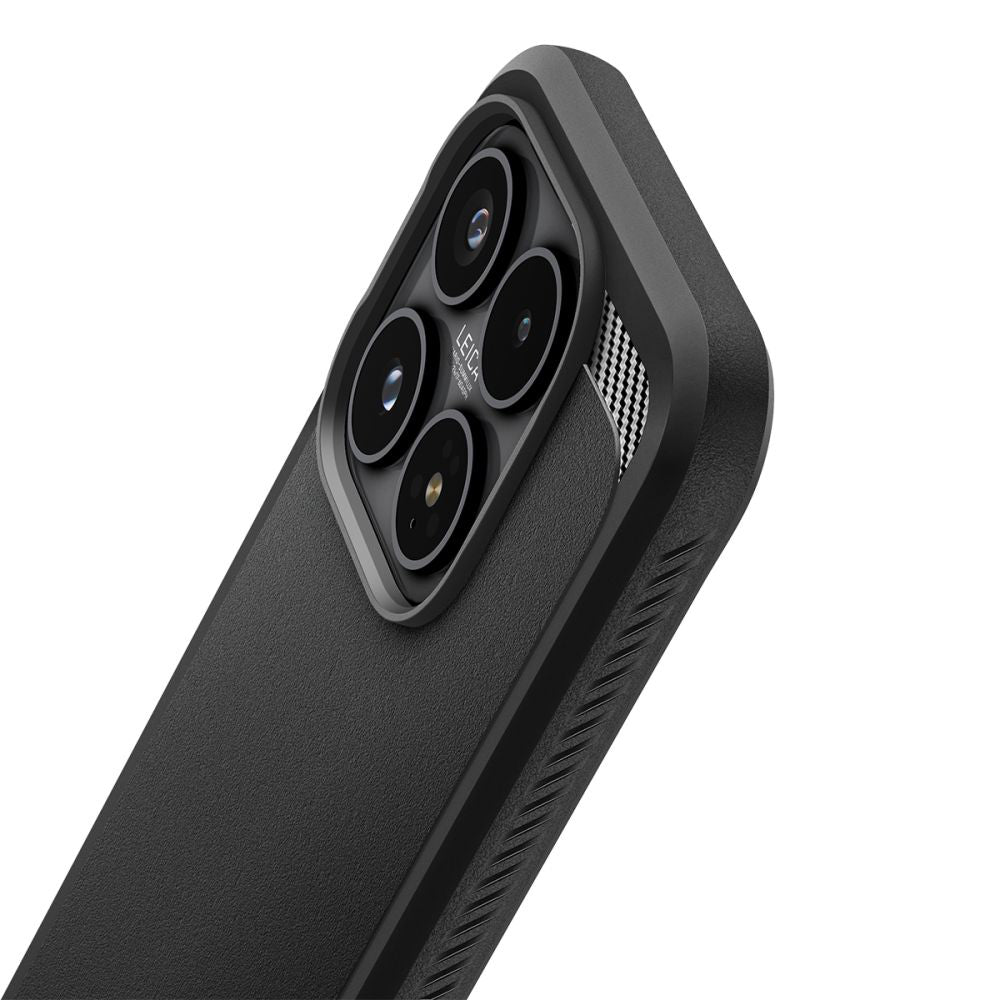 Ovitek za Xiaomi 17, Spigen, Rugged Armor, Mat Črna ACS10458