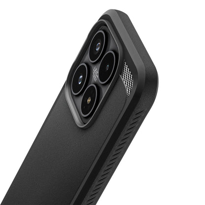 Ovitek za Xiaomi 17, Spigen, Rugged Armor, Mat Črna ACS10458