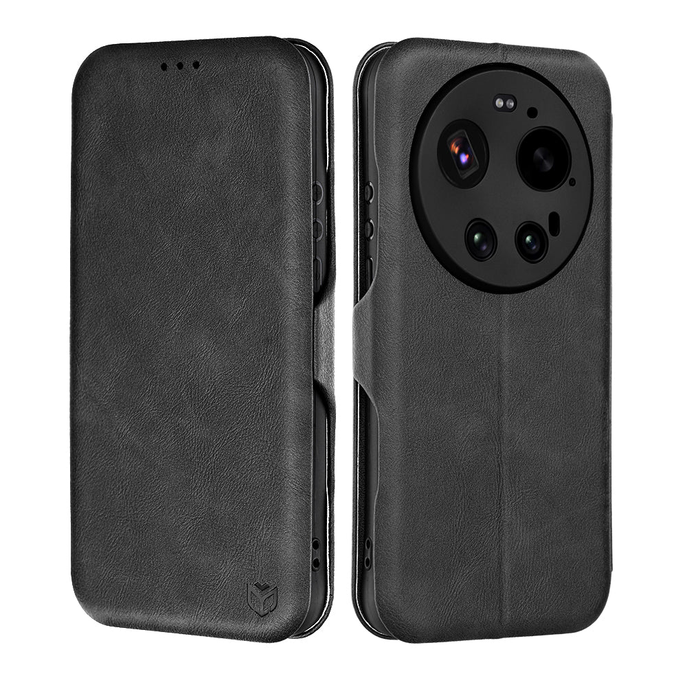 Ovitek za Xiaomi 17 Ultra, Techsuit, Safe Wallet Plus, Črn