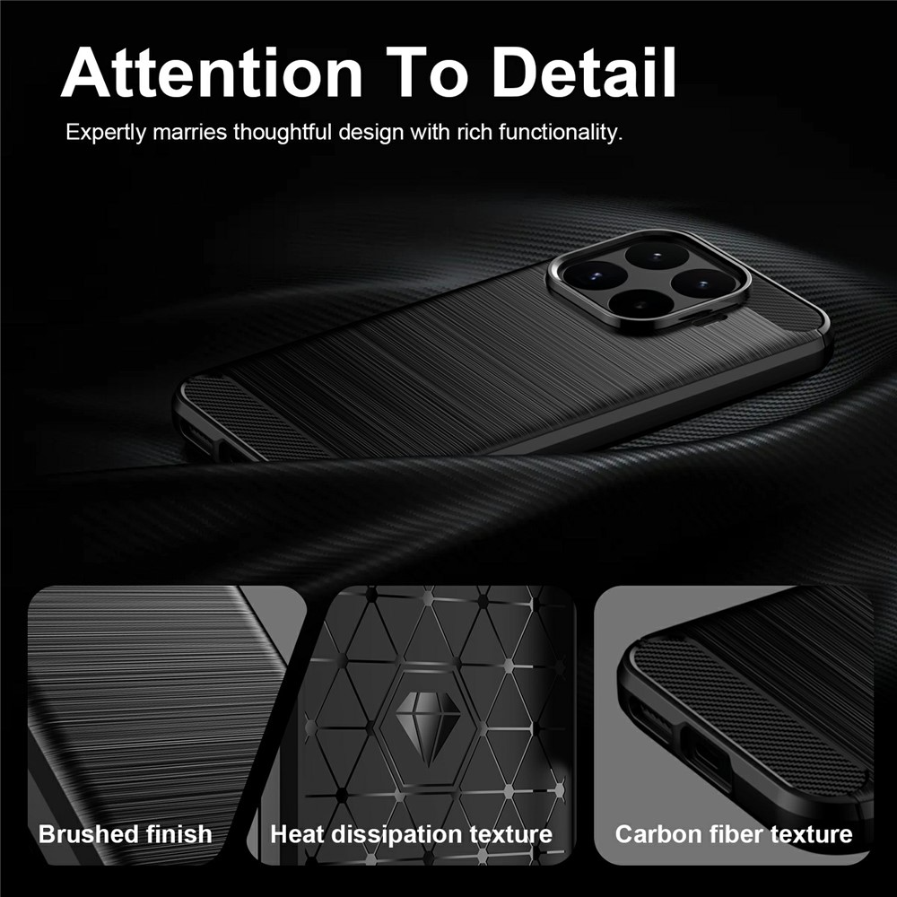 Ovitek za Xiaomi 17T, OEM, Carbon Black, Črn