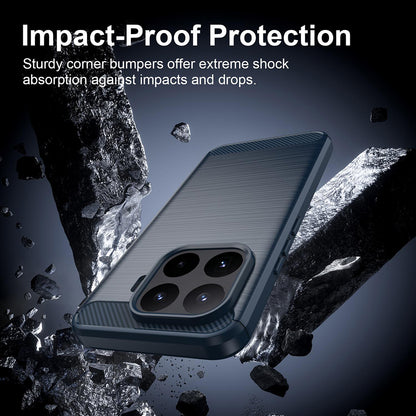 Ovitek za Xiaomi 17T Pro, Techsuit, Karbon, Modra