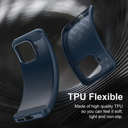 Ovitek za Xiaomi 17T Pro, Techsuit, Karbon, Modra