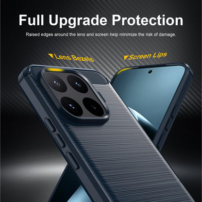 Ovitek za Xiaomi 17T Pro, Techsuit, Karbon, Modra
