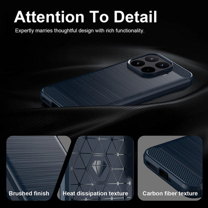 Ovitek za Xiaomi 17T Pro, Techsuit, Karbon, Modra