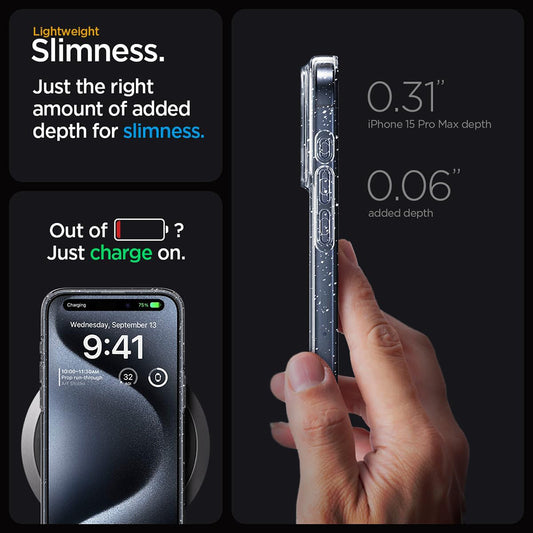 Ovitek za Xiaomi 17T Pro, Techsuit, SparkleSkin, Prozoren