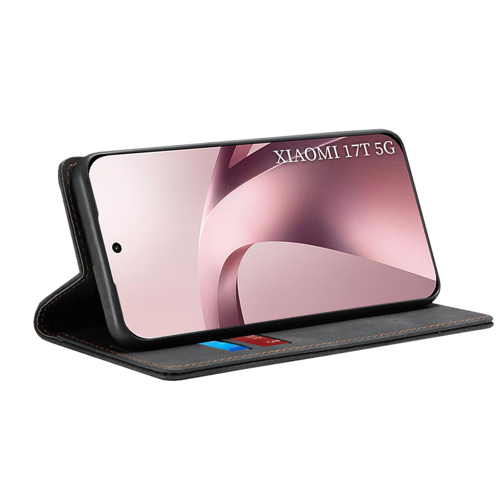 Ovitek za Xiaomi 17T, Techsuit, Confy, Črn