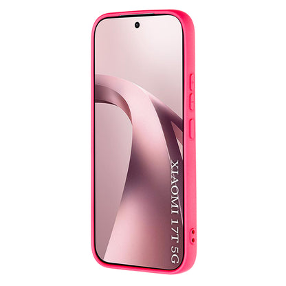 Ovitek za Xiaomi 17T, Techsuit, SoftFlex, Temno roza