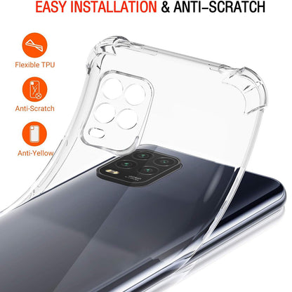 Ovitek za Xiaomi Mi 10 Lite 5G, Techsuit, Proti udarcem Prozoren, Prosojen