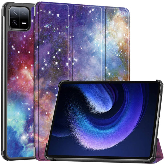 Ovitek za Xiaomi Pad 6 / 6 Pro, Techsuit, FoldPro Galaxy, večbarven