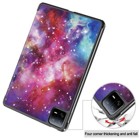 Ovitek za Xiaomi Pad 6 / 6 Pro, Techsuit, FoldPro Galaxy, večbarven