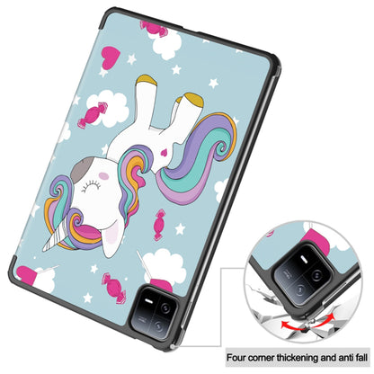 Ovitek za Xiaomi Pad 6 / 6 Pro, Techsuit, FoldPro Unicorn, večbarven