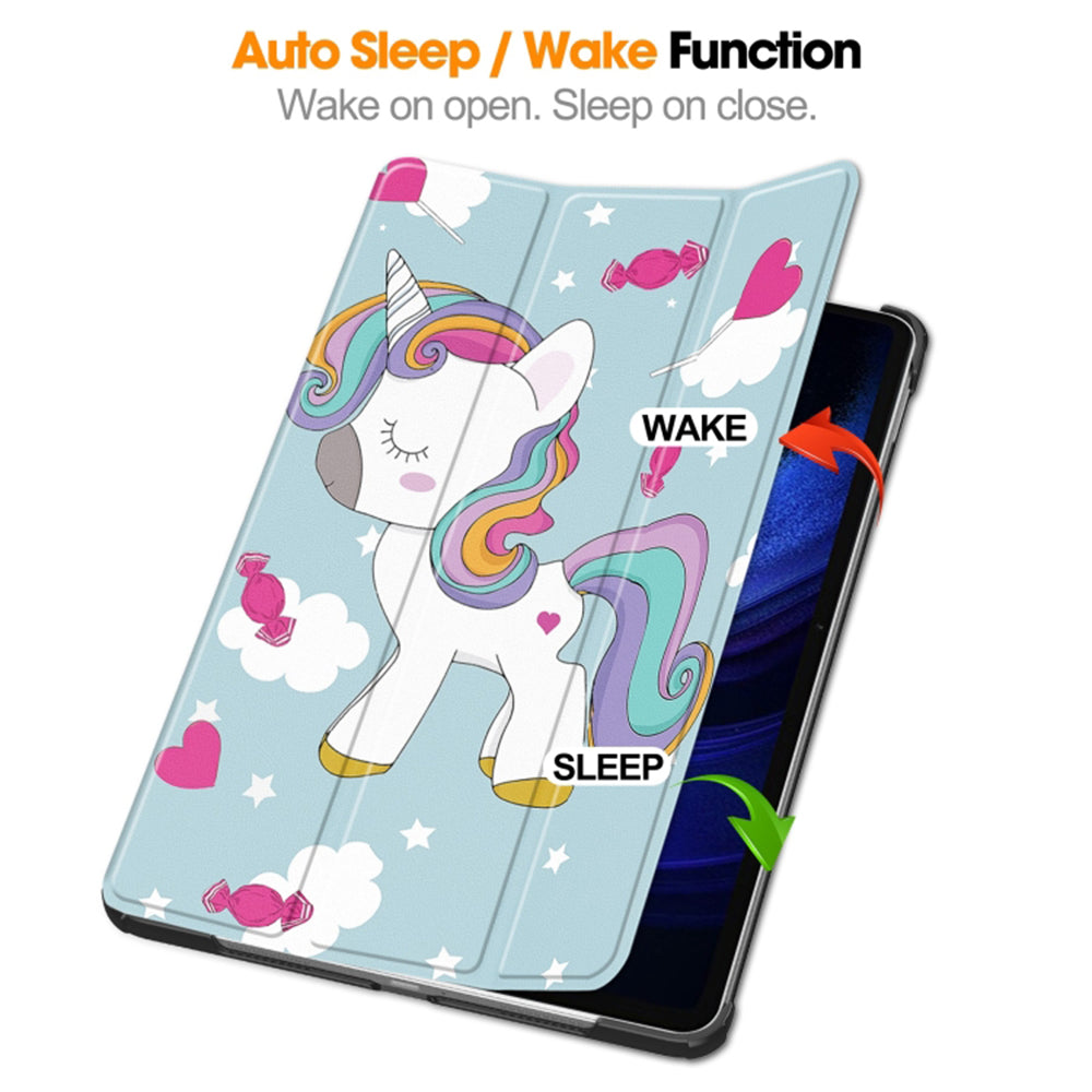 Ovitek za Xiaomi Pad 6 / 6 Pro, Techsuit, FoldPro Unicorn, večbarven