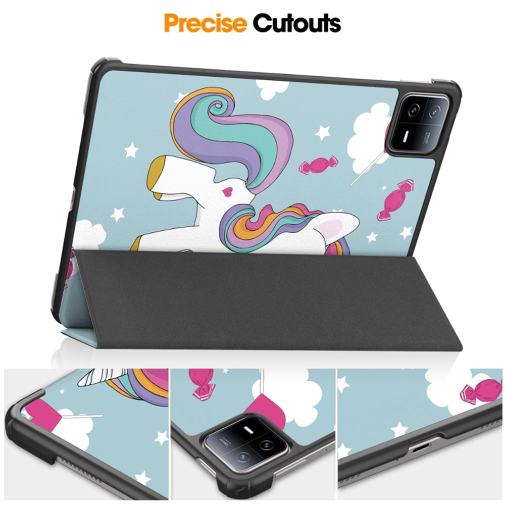 Ovitek za Xiaomi Pad 6 / 6 Pro, Techsuit, FoldPro Unicorn, večbarven