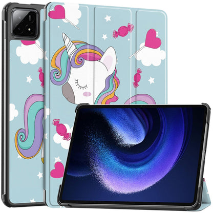 Ovitek za Xiaomi Pad 6S Pro 12.4, Techsuit, FoldPro Unicorn, večbarven