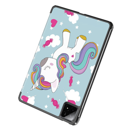 Ovitek za Xiaomi Pad 6S Pro 12.4, Techsuit, FoldPro Unicorn, večbarven